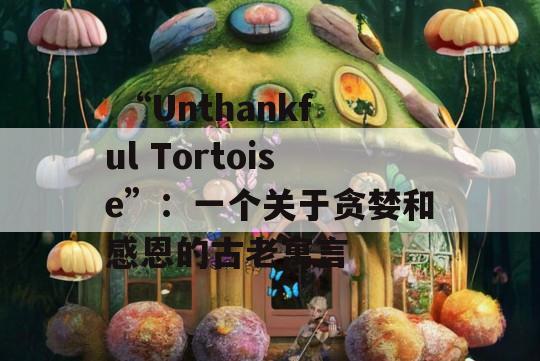  “Unthankful Tortoise”：一个关于贪婪和感恩的古老寓言